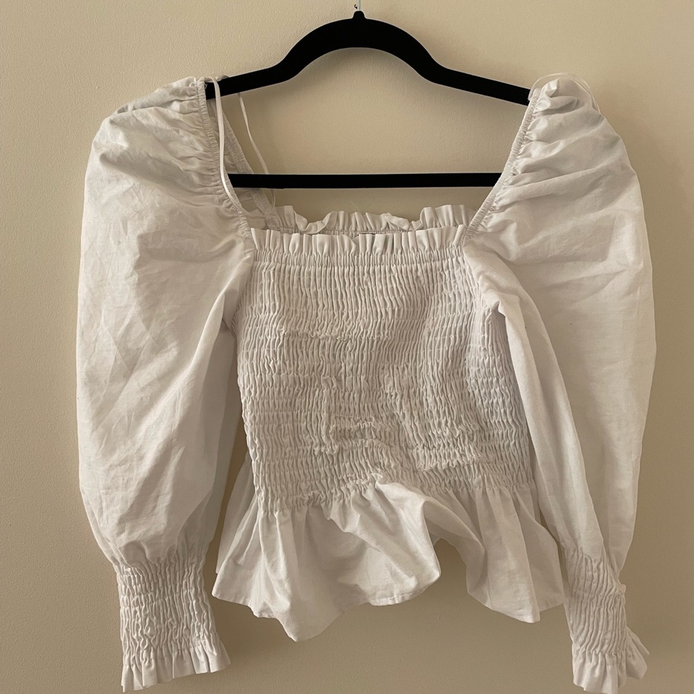 Zara white blouse
